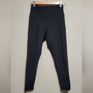 American Eagle The Everything Pocket Legging Curvy Short, Black, Small